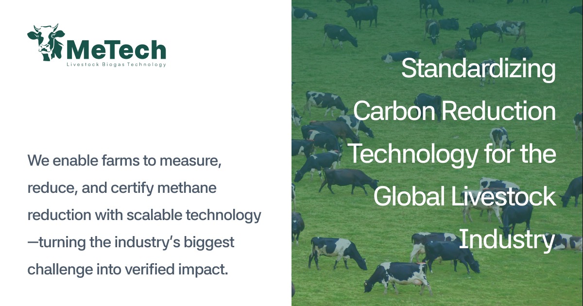 Metech MeTech Holdings | Carbon Reduction Technology for the Livestock Industry